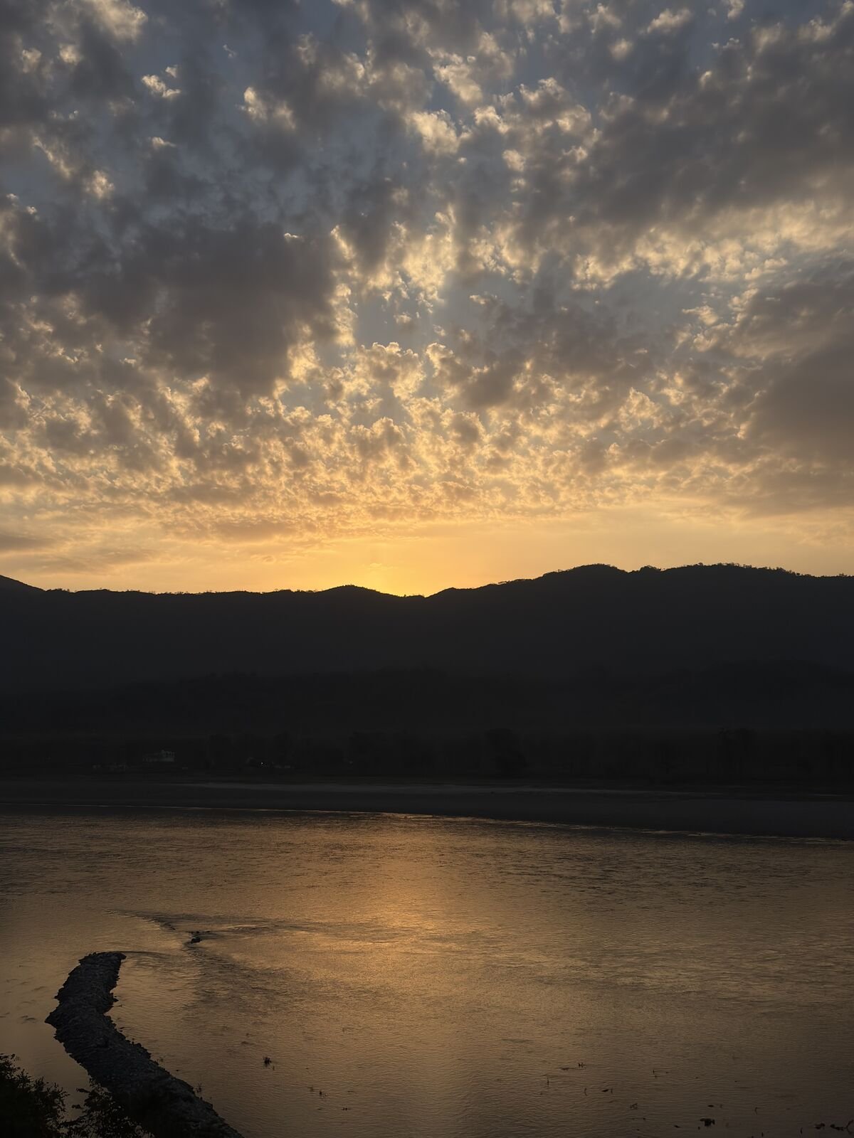 Morning by the Ganges