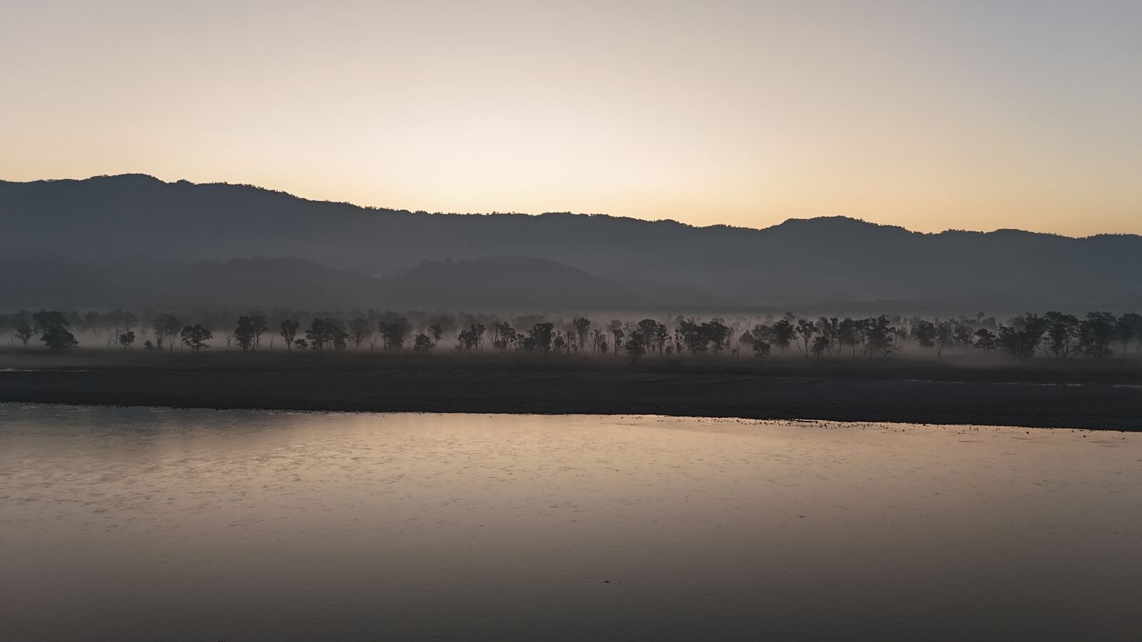 Sunrise over the Ganges